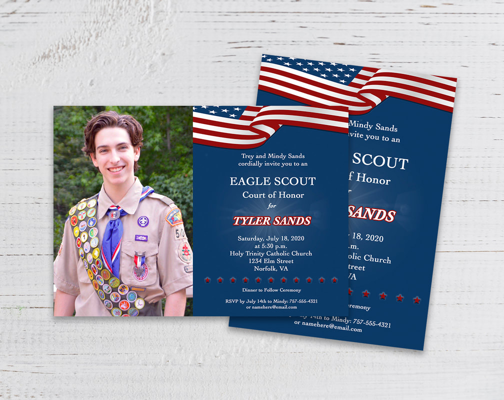 printable eagle scout invitations
